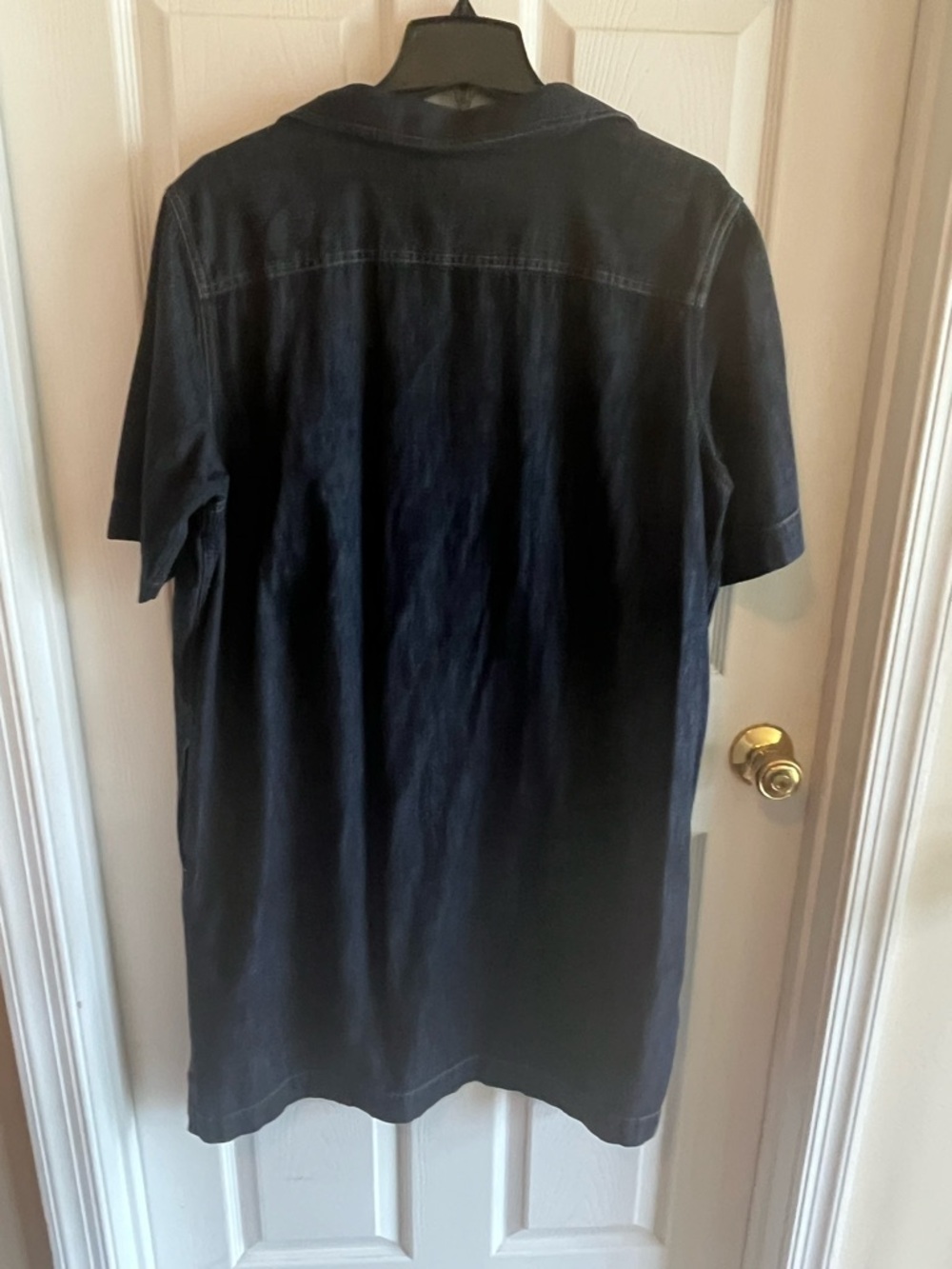 GUC Women’s Dark Wash Ralph Lauren Denim Short-Sleeve Shirt Dress size 2X - Picture 2 of 6